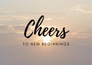 Silver Dawn New Year Card