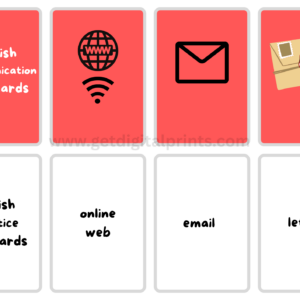 English Communication Flash Cards – Everyday Vocabulary Learning Cards