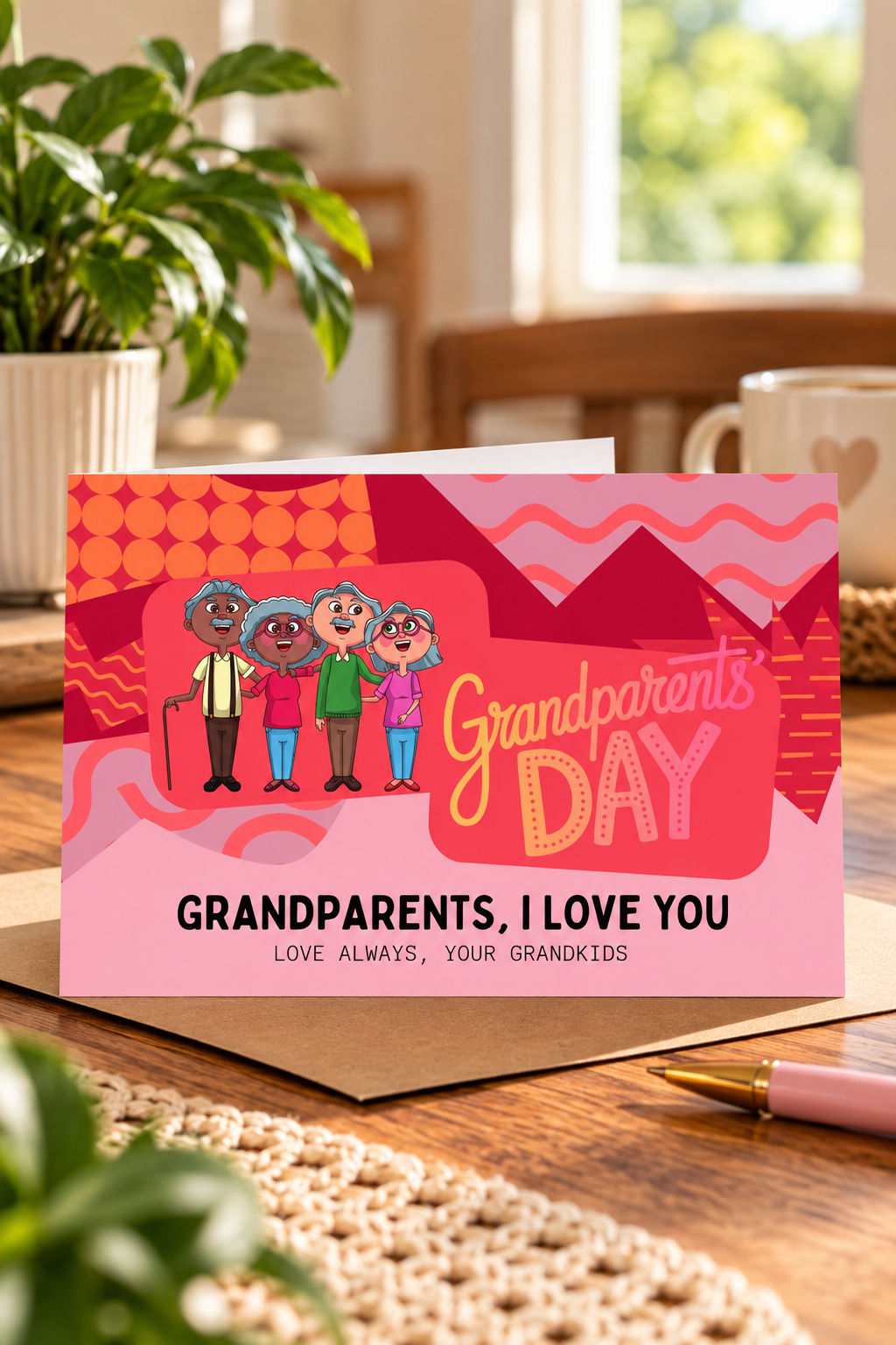 Featuring a lighthearted illustration paired with a loving message, it’s perfect for grandkids who want to make grandpa smile.