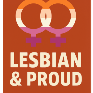 Lesbian & Proud Poster (18×24)