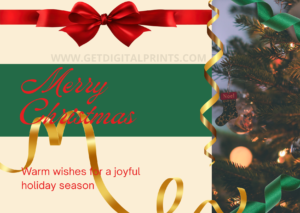 Merry Glow Christmas Card