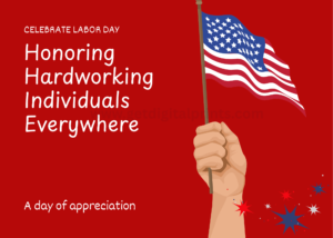 Modern Patriotic Celebration Card - Labor Day Card