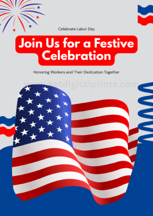 Labor Day Pride & Unity Poster – Classic Patriotic Celebration Artwork