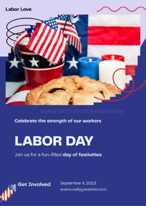 Proud to Serve Poster – Labor Day Workforce Appreciation Print