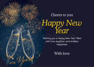 Radiant Eve New Year Card