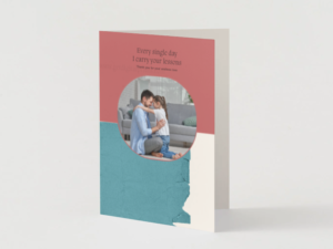 Bold Script Father's Day Card – Contemporary Typography Greeting