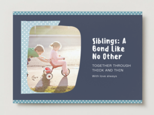 Siblings A Bond Like No Other Printable – Playful Heart Family Card