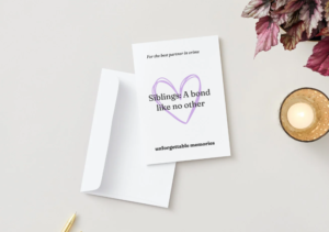 Together Forever Sibling Printable Card – Bold Modern Family