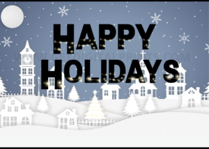 Snowfall Serenity Christmas Card – Minimalist Winter Greeting Card