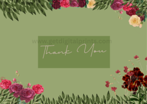 Soft Meadow Wedding Thank You Card