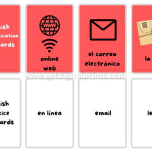 Spanish Communication Flash Cards – Everyday Language Vocabulary