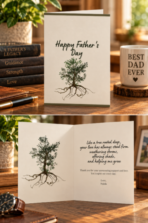 Designed with a clean and modern aesthetic, this digital card is ideal for gifting.