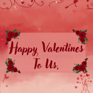 Lush Roses Valentine’s Day Card Printable – Romantic Floral Love Card