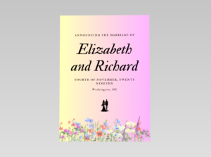 Classic Wedding Invitation – Timeless Minimal Design