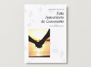 Feliz Aniversário de Casamento Printable Card