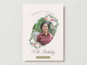 Happy Birthday Modern Minimal Card