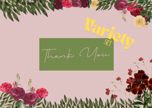 Wedding Thank You Card Variety Set – Elegant Floral Collection