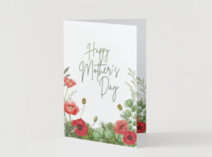 Every Moment of Grace Mother’s Day Card – Watercolor Poppy Printable