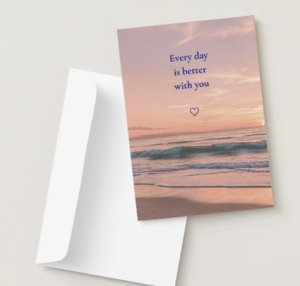 Every Day Is Better With You Printable Love Card | Romantic Digital Greeting Card Download