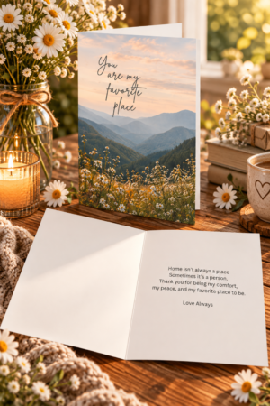 You Are My Favorite Place Printable Love Card