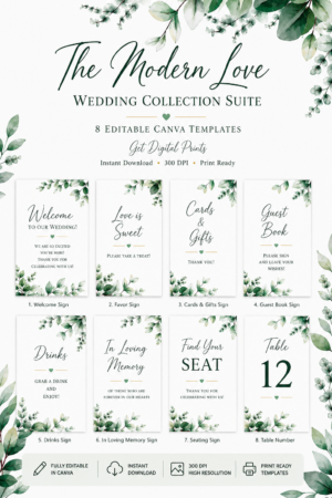 The Modern Love Wedding Collection Suite